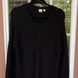 Gap long sweater size M black